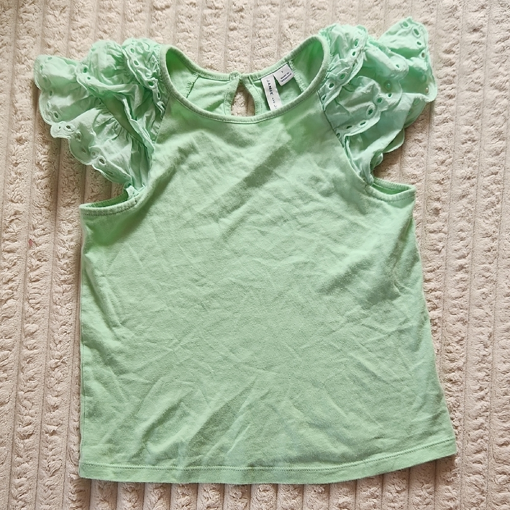 Janie and Jack Ruffle Sleeve Top